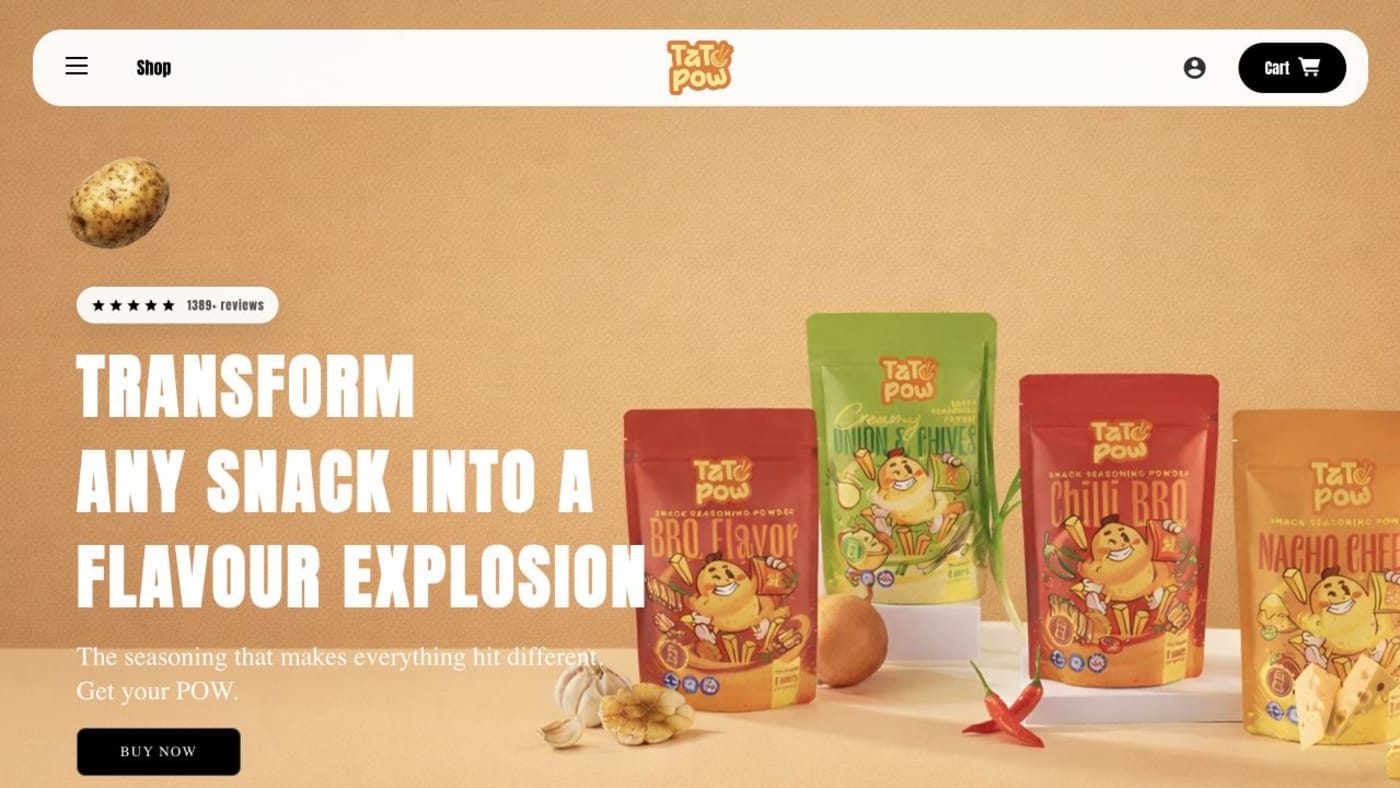 Tato Pow website
