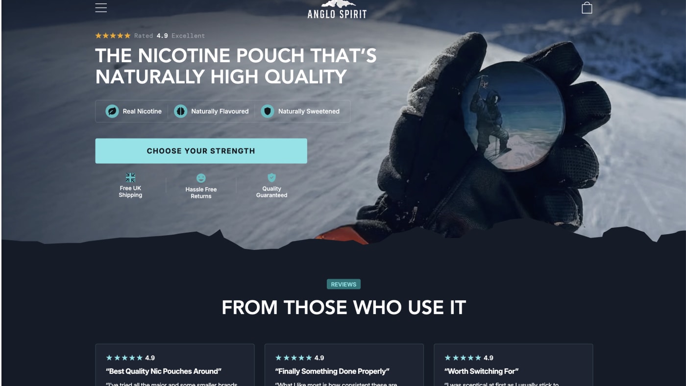 Anglo Spirit website
